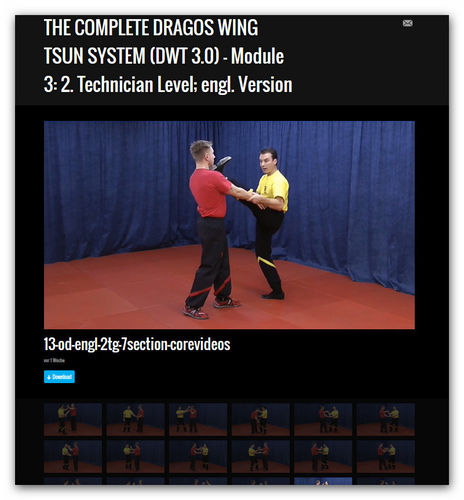 Wing Tsun Video Module 3 - 2nd technician level, engl.